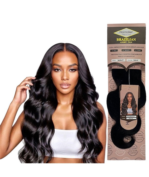 BRAZILIAN LUXURY BODY WAVE WEAVE 24 Color Natural Human Hair Bundles Asetena Pa