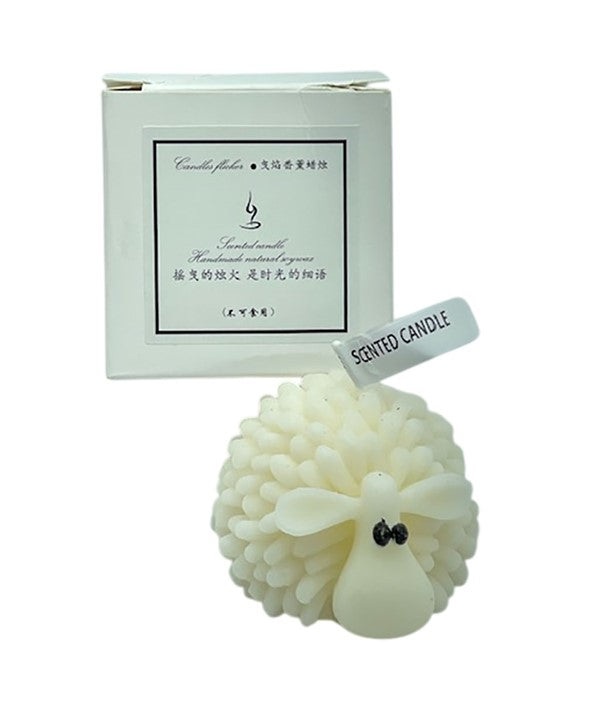 HANDMADE SHEEP SHAPE NATURAL SOYWAX SCENTED CANDLE Candles Asetena Pa