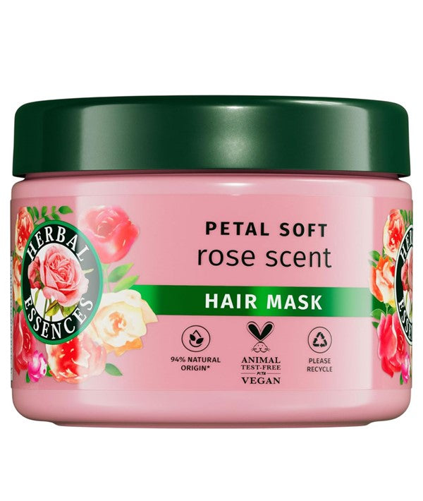 HERBAL ESSENCES PETAL SOFT ROSE SCENT HAIR MASK 300 ml Treatments Asetena Pa