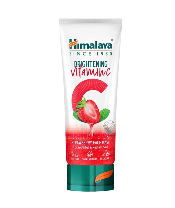 HIMALAYA BRIGHTENING VITAMIN C STRAWBERRY FACE WASH 100 ml Skin Wash Asetena Pa