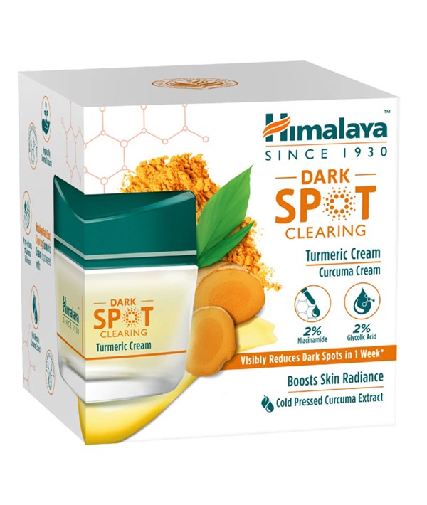 HIMALAYA DARK SPOT CLEARING TURMERIC CREAM 50 g Skin Moisturizing Asetena Pa