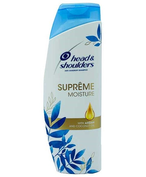 SUPREME MOISTURE ANTI DANDRUFF SHAMPOO WITH ARGAN OIL 400 ml Shampoo Asetena Pa