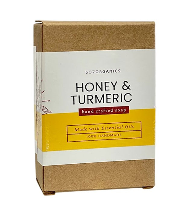 HONEY AND TURMERIC HAND CRAFTED SOAP Body Care Asetena Pa