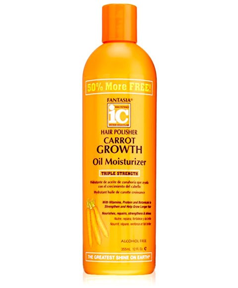 IC FANTASIA HAIR POLISHER CARROT GROWTH OIL MOISTURIZER 355 ml Treatments Asetena Pa
