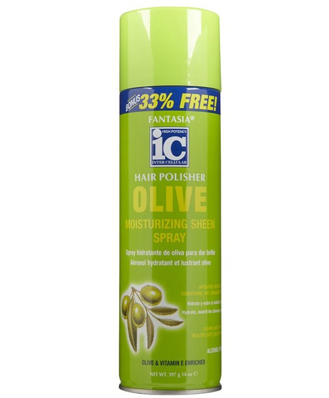 IC FANTASIA OLIVE MOISTURIZING SHEEN SPRAY 398 ml Sprays, Serums and Oils Asetena Pa