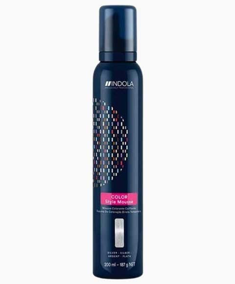 INDOLA COLOR STYLE MOUSSE 200 ml Color RED Hair Styling Asetena Pa