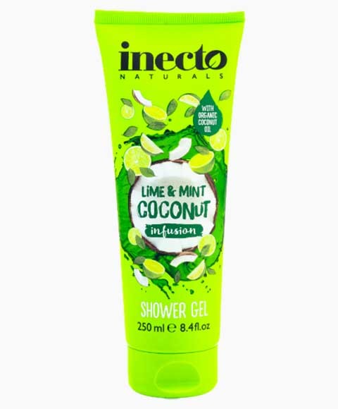 INECTO NATURALS LIME AND MINT COCONUT INFUSION SHOWER GEL 250 ml Body Care Asetena Pa