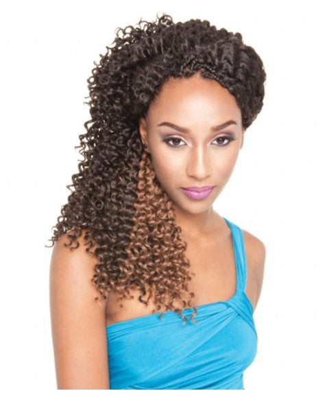 CARIBBEAN SYN CUBAN RIPPLE BRAID CB 8 Color P1B/BG Hair for Braid Extensions Asetena Pa