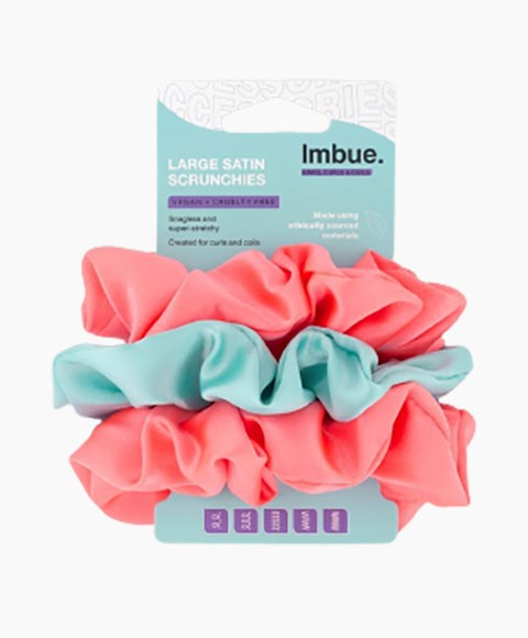 IMBUE LARGE SATIN HAIR SCRUNCHIES Kids Hair Accessories Asetena Pa