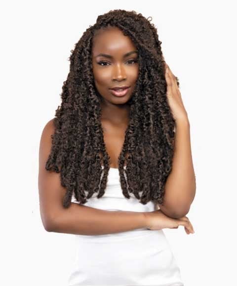 NALA TRESS SYN BUTTERFLY LOCS SLIM 18 Color 4 Hair for Braid Extensions Asetena Pa