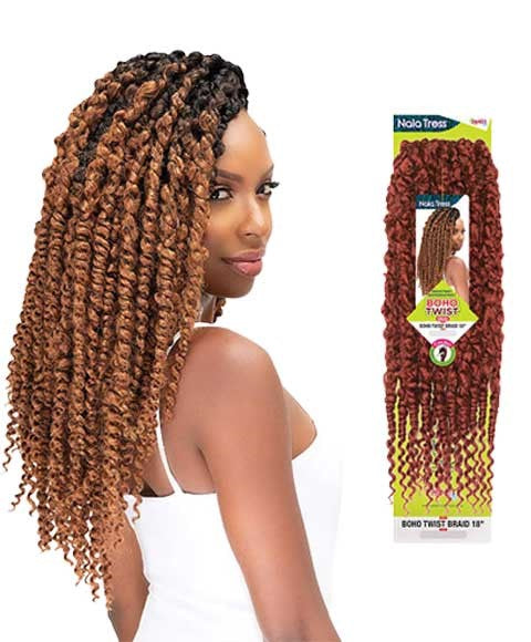 NALA TRESS SYN BOHO TWIST 18 Inches Color 27 Hair for Braid Extensions Asetena Pa