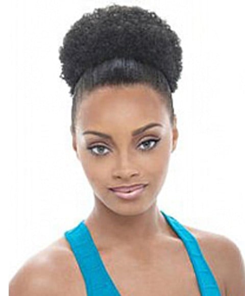 NOIR EVERY TIME SYN AFRO MINI STRING PONY Color OET1B/30 PonyTail Asetena Pa
