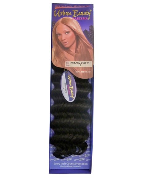 URBAN BEAUTY HH KARIZ DEEP WVG 14 Color 2 Human Hair Bundles Asetena Pa