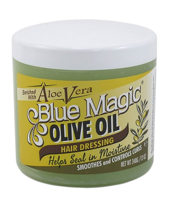 BLUE MAGIC OLIVE OIL HAIR DRESSING 340g Conditioner Asetena Pa