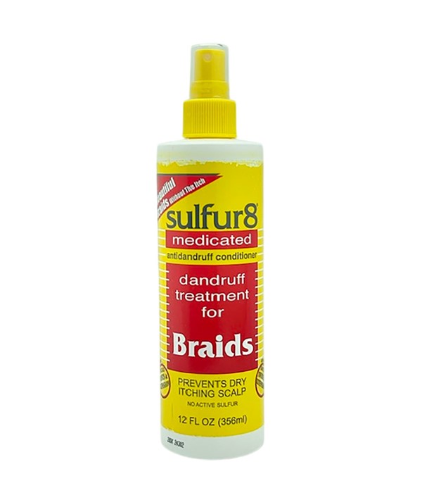 SULFUR 8 MEDICATED ANTI DANDRUFF CONDITIONER FOR BRAIDS 356 ml Color Medicated Treatments Asetena Pa