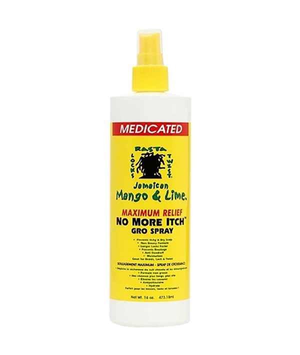 JAMAICAN MANGO AND LIME LOVE YOUR LOCS MAXIMUM RELIEF NO MORE ITCH SPRAY 236.57 ml Color Mentholated Treatments Asetena Pa