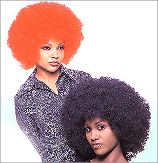 JANET SYN AFRO WIG Color Orange Synthetic Hair Wigs Asetena Pa