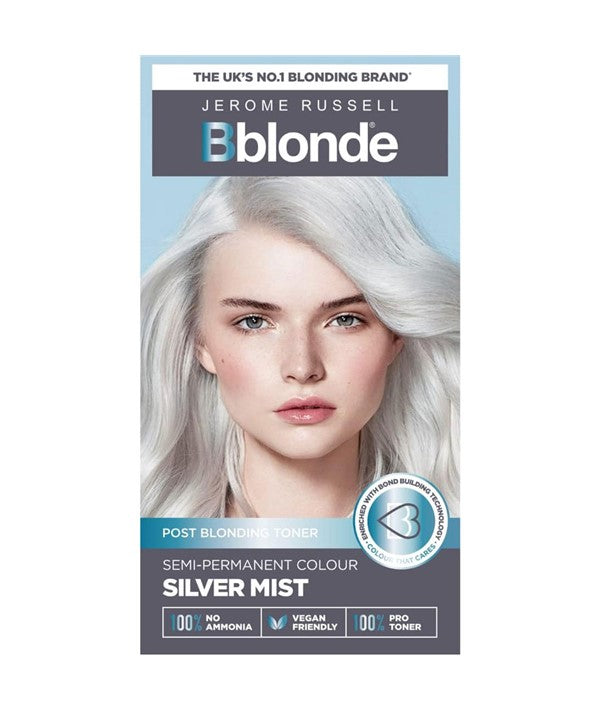 JEROME RUSSELL BBLONDE POST BLONDING TONER SEMI PERMANENT SILVER MIST Hair Color Asetena Pa