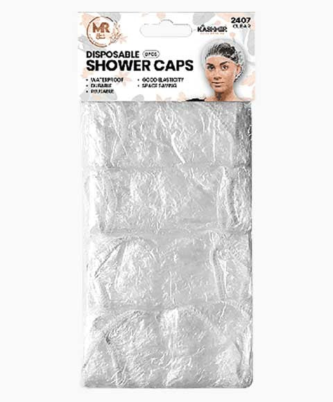 KASHMIR DISPOSABLE SHOWER CAPS 2407 CLEAR Durags and Caps Asetena Pa