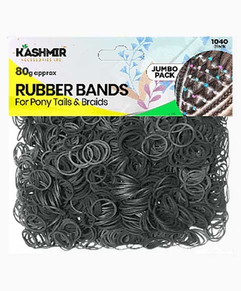 KASHMIR RUBBER BANDS 1040 BLACK Small Kids Hair Accessories Asetena Pa