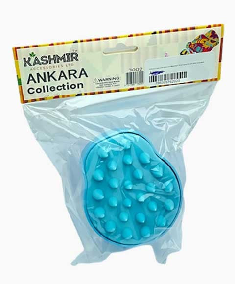 ANKARA COLLECTION SILICONE MASSAGE SHAMPOO BRUSH 3002 Color Assorted Hair Brushes and Combs Asetena Pa