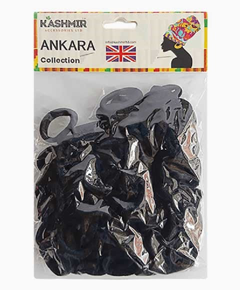 ANKARA COLLECTION JERSEY PONYTAILS 2576 Small Color Black Kids Hair Accessories Asetena Pa