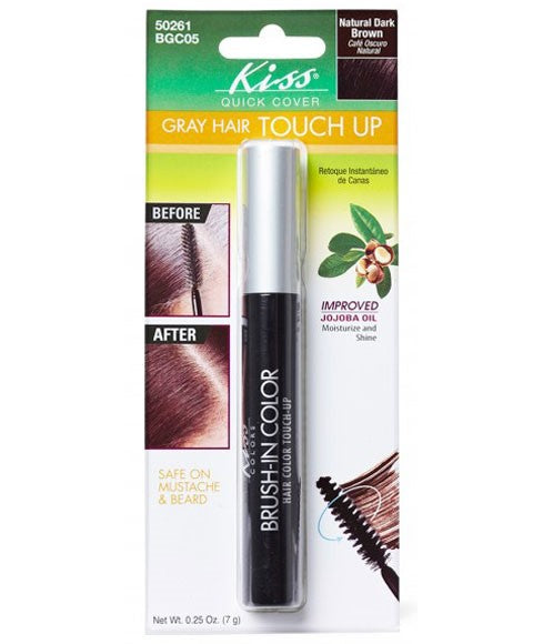 QUICK COVER GRAY HAIR TOUCH UP BRUSH BGC05 7 g Color Natural Dark Brown Hair Color Asetena Pa