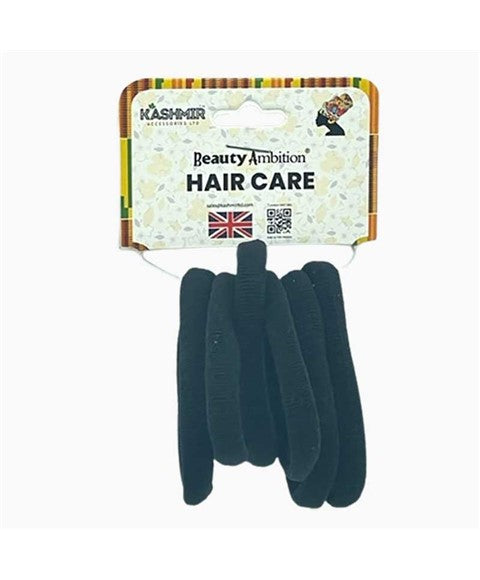 BEAUTY AMBITION JERSEY SOFT ELASTICS 1010 Color Black Kids Hair Accessories Asetena Pa