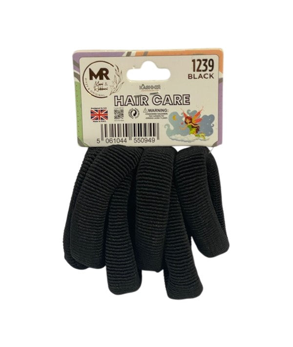 MR JERSEY SOFT ELASTICS 1239 BLACK Kids Hair Accessories Asetena Pa