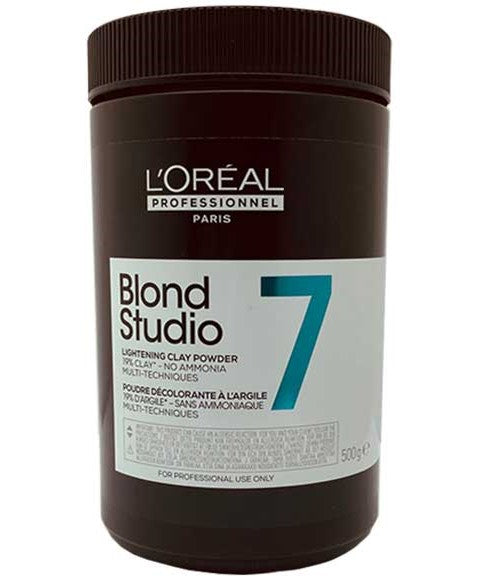 BLOND STUDIO 7 LIGHTENING CLAY POWDER 500 g Hair Color Asetena Pa