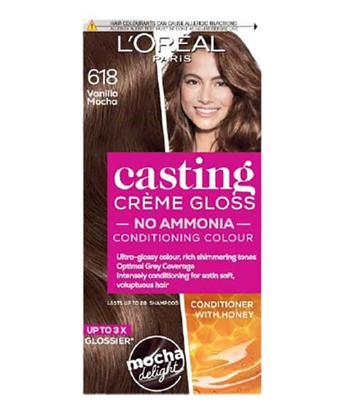 CASTING CREME GLOSS CONDITIONING COLOR 618 VANILLA MOCHA Hair Color Asetena Pa