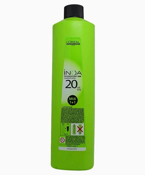 INOA OXYDANT RICHE CREAM PEROXIDE 20 VOL 6 PERCENT 1000 ml Color 20 Vol 6 Percent Hair Color Asetena Pa