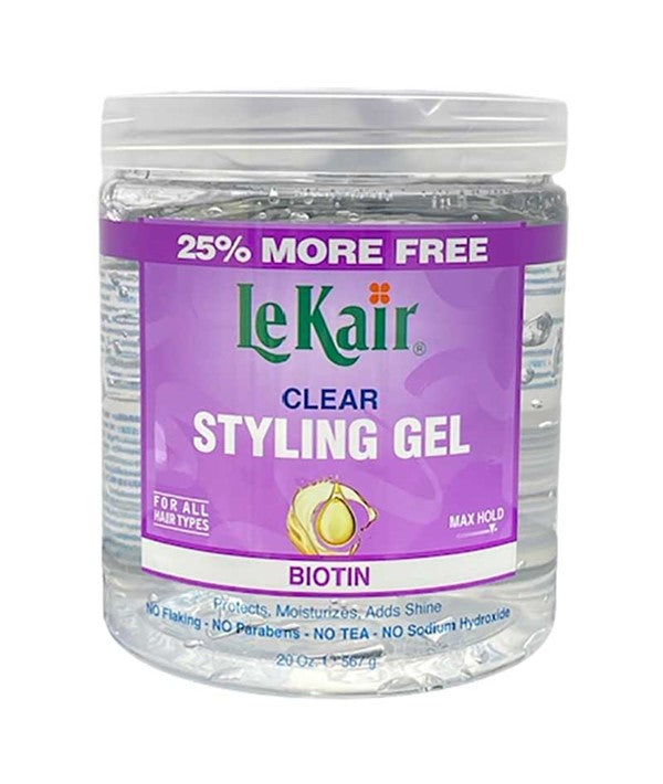 LEKAIR BIOTIN CLEAR STYLING GEL 567 g Hair Styling Asetena Pa