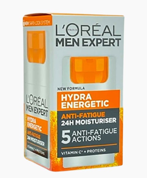 MEN EXPERT HYDRA ENERGETIC ANTI FATIGUE 24H MOISTURISER 50 ml Skin Moisturizing Asetena Pa