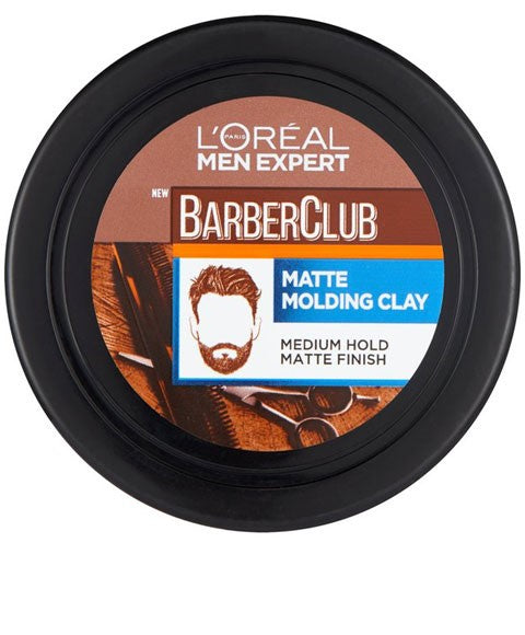 MEN EXPERT BARBERCLUB MATTE MOLDING CLAY 75ml Hair Styling Asetena Pa