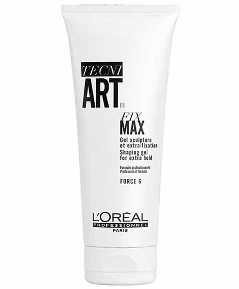 TECNI ART FIX MAX SHAPING GEL FORCE 6 200 ml Hair Styling Asetena Pa