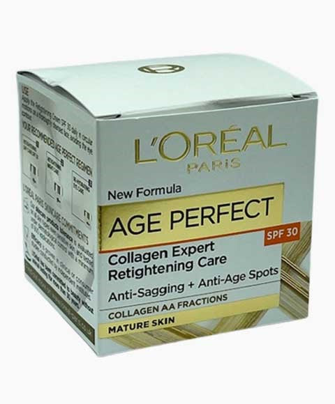 AGE PERFECT COLLAGEN EXPERT RETIGHTENING CARE WITH SPF 30 50 ml Skin Treatments Asetena Pa