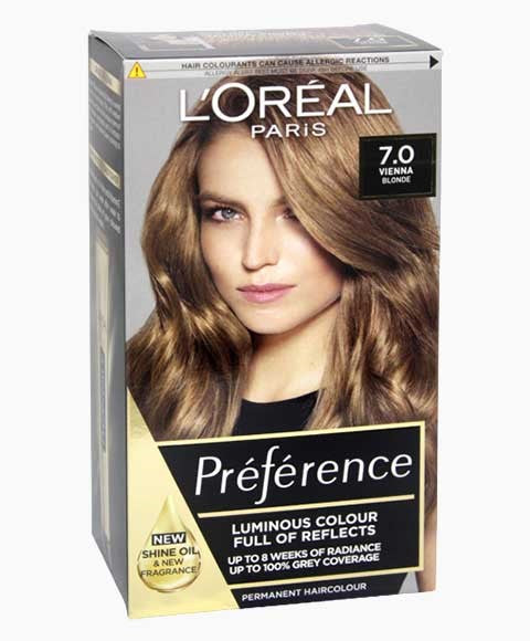 PREFERENCE LUMINOUS PERMANENT HAIR COLOR VIENNA BLONDE Hair Color Asetena Pa