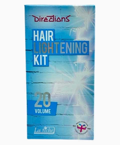 DIRECTIONS HAIR LIGHTENING KIT Color 20 Volume Hair Color Asetena Pa