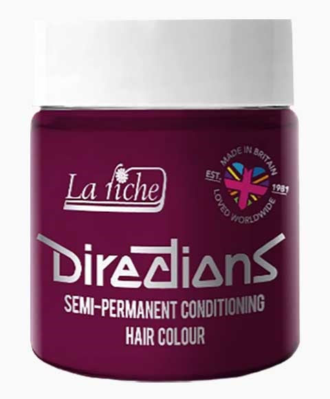 DIRECTIONS SEMI PERMANENT CONDITIONING HAIR COLOUR DARK TULIP 88 ml Hair Color Asetena Pa