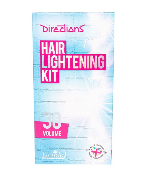 DIRECTIONS HAIR LIGHTENING KIT 30 VOL Color 30 Vol Hair Color Asetena Pa