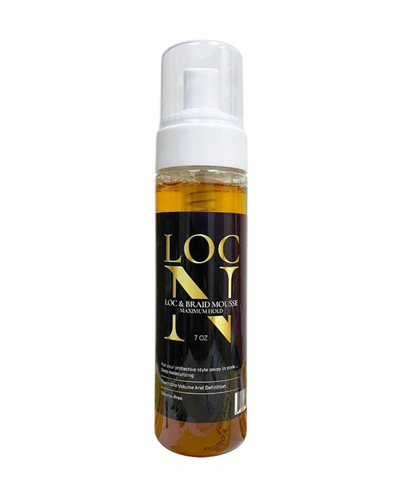 LOC N BRAID MAXIMUM HOLD MOUSSE 7 OZ Hair Styling Asetena Pa