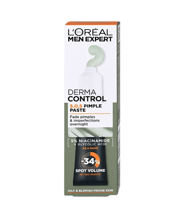 MEN EXPERT DERMA CONTROL SOS PIMPLE PASTE 45 ml Men Skincare Asetena Pa