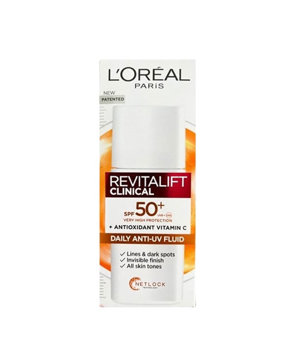 REVITALIFT CLINICAL DAILY ANTI UV FLUID SPF 50 PLUS 50 ml Skin Treatments Asetena Pa
