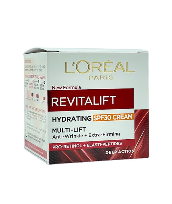 REVITALIFT HYDRATING DAY CREAM SPF30 50 ml Skin Moisturizing Asetena Pa