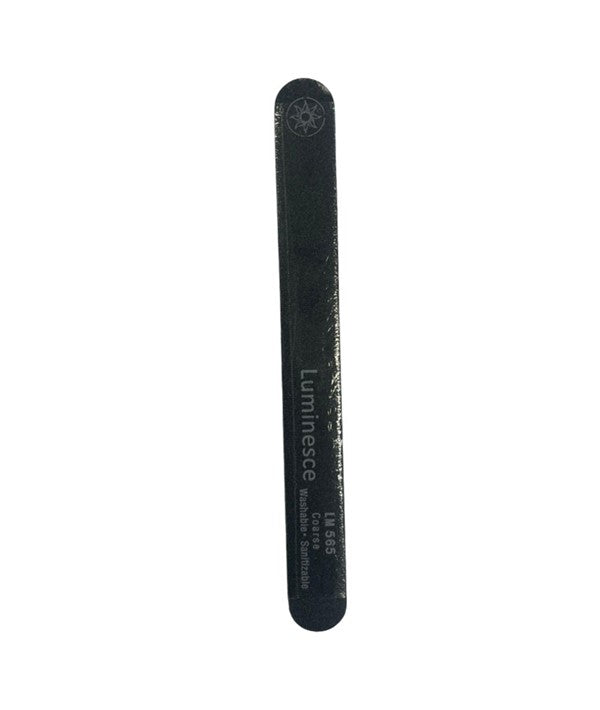 LUMINESE PROFESSIONAL NAIL FILES COARSE MA565 Color Black Pedicure and Manicure Asetena Pa