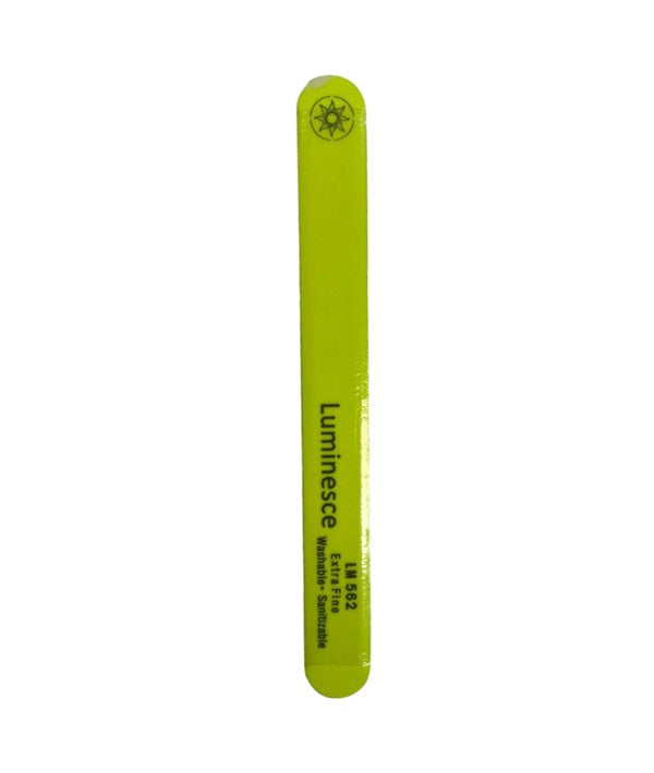 LUMINESE PROFESSIONAL NAIL FILES EXTRA FINE MA562 Color YELLOW Pedicure and Manicure Asetena Pa
