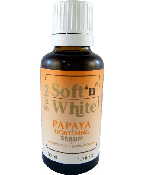 SWISS SOFT N WHITE PAPAYA LIGHTENING SERUM 30 ML Even Skin Tone Asetena Pa