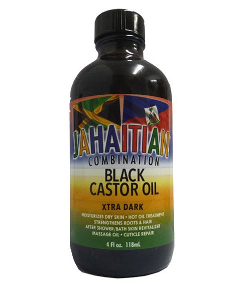 JAHAITIAN BLACK CASTOR OIL BLACK CASTOR OIL EXTRA DARK 236 ml Skin Moisturizing Asetena Pa