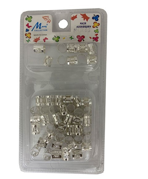 MURRY COLLECTION METAL TUBE CLIP SILVER MC40S Color Silver Kids Hair Accessories Asetena Pa
